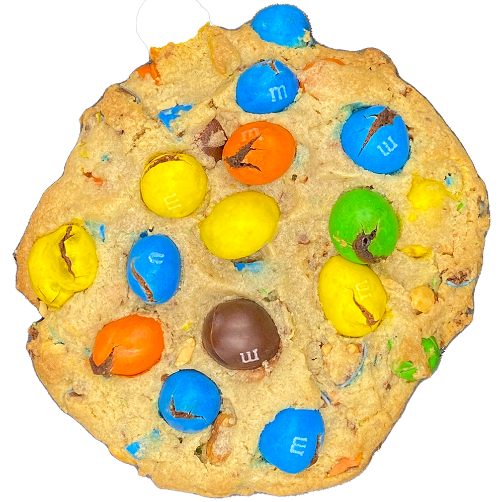 peanut m&m cookie
