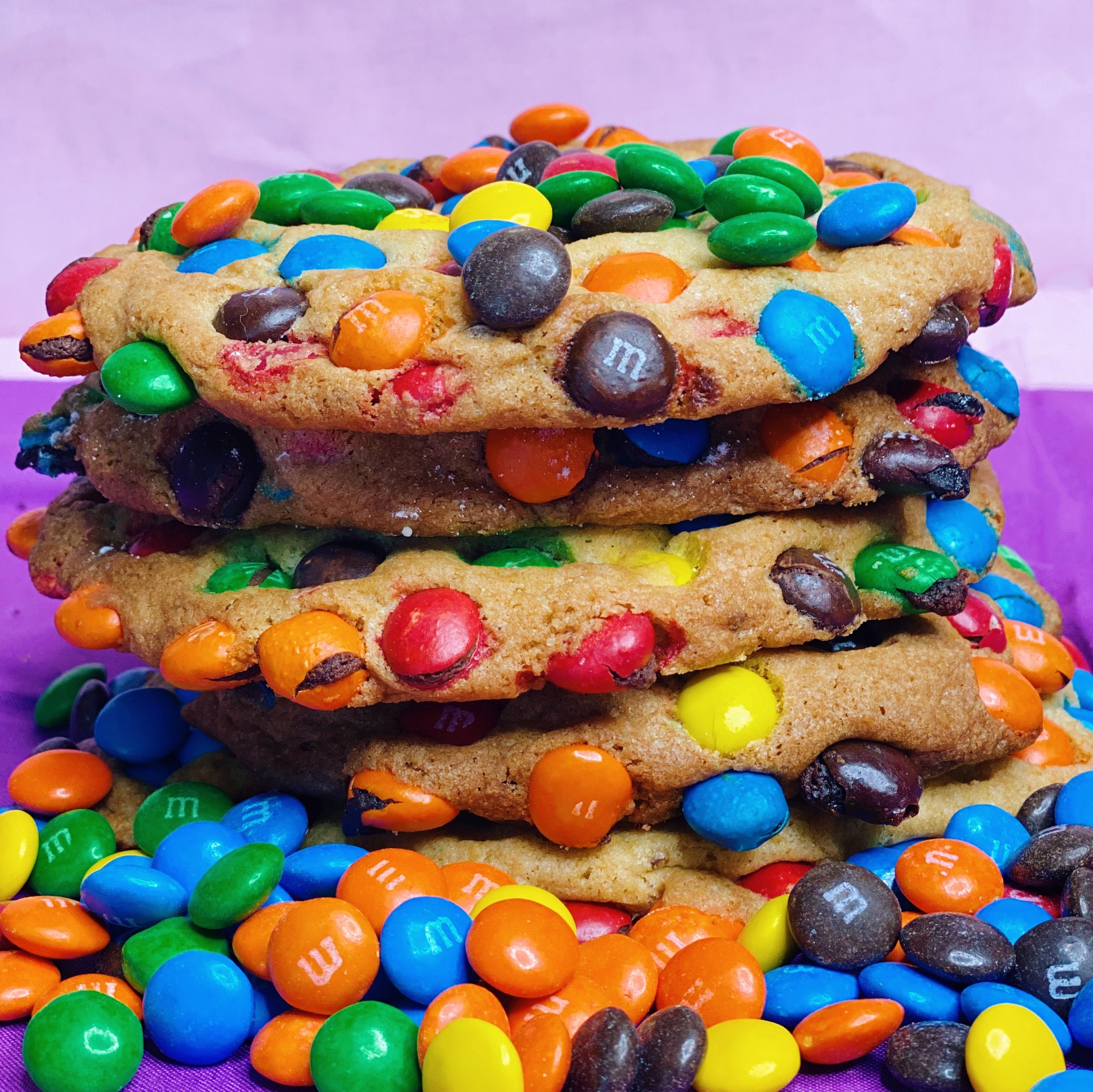 m&m cookies