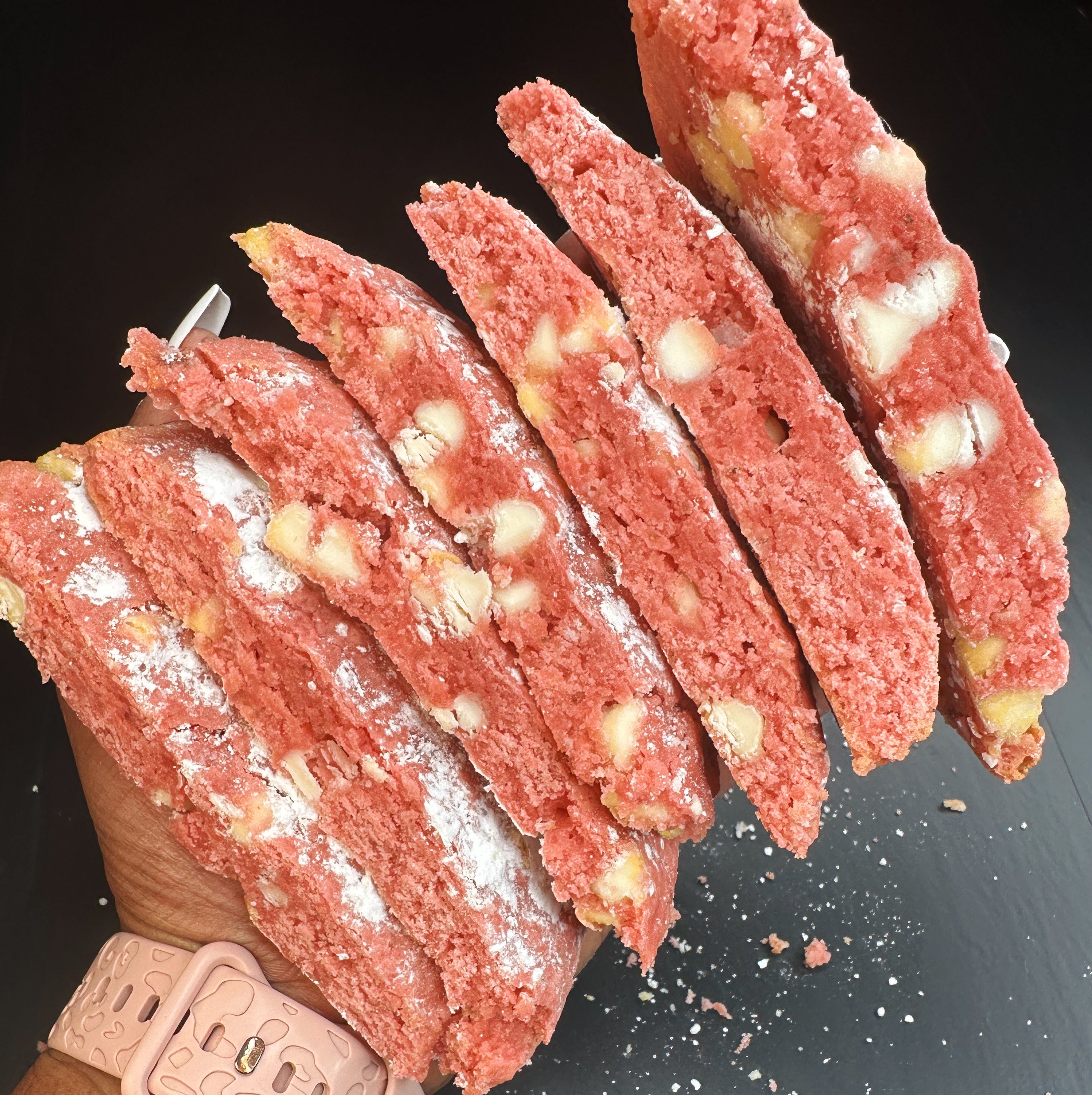 strawberry cookies