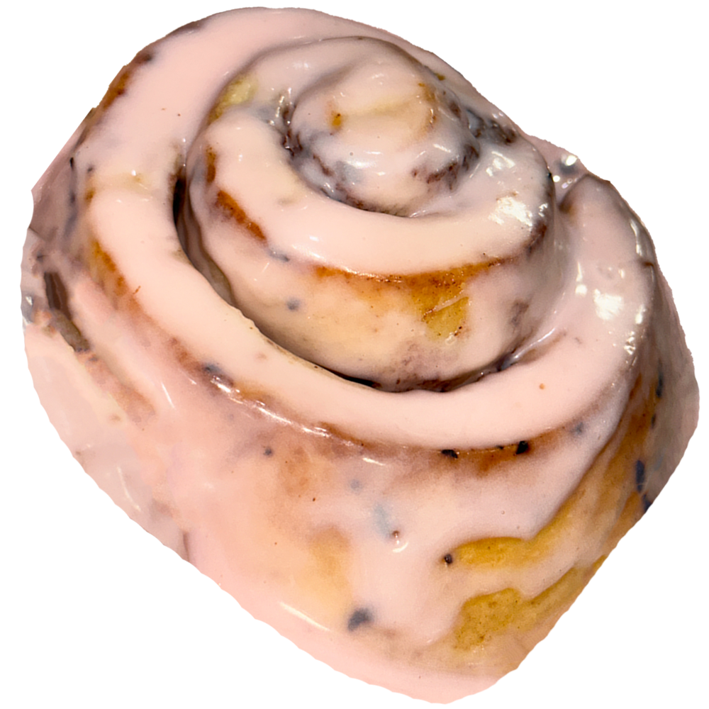 blueberry and strawberry cinnamon roll